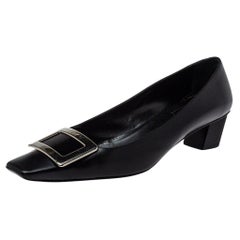 Roger Vivier Black Leather Pumps Size 41