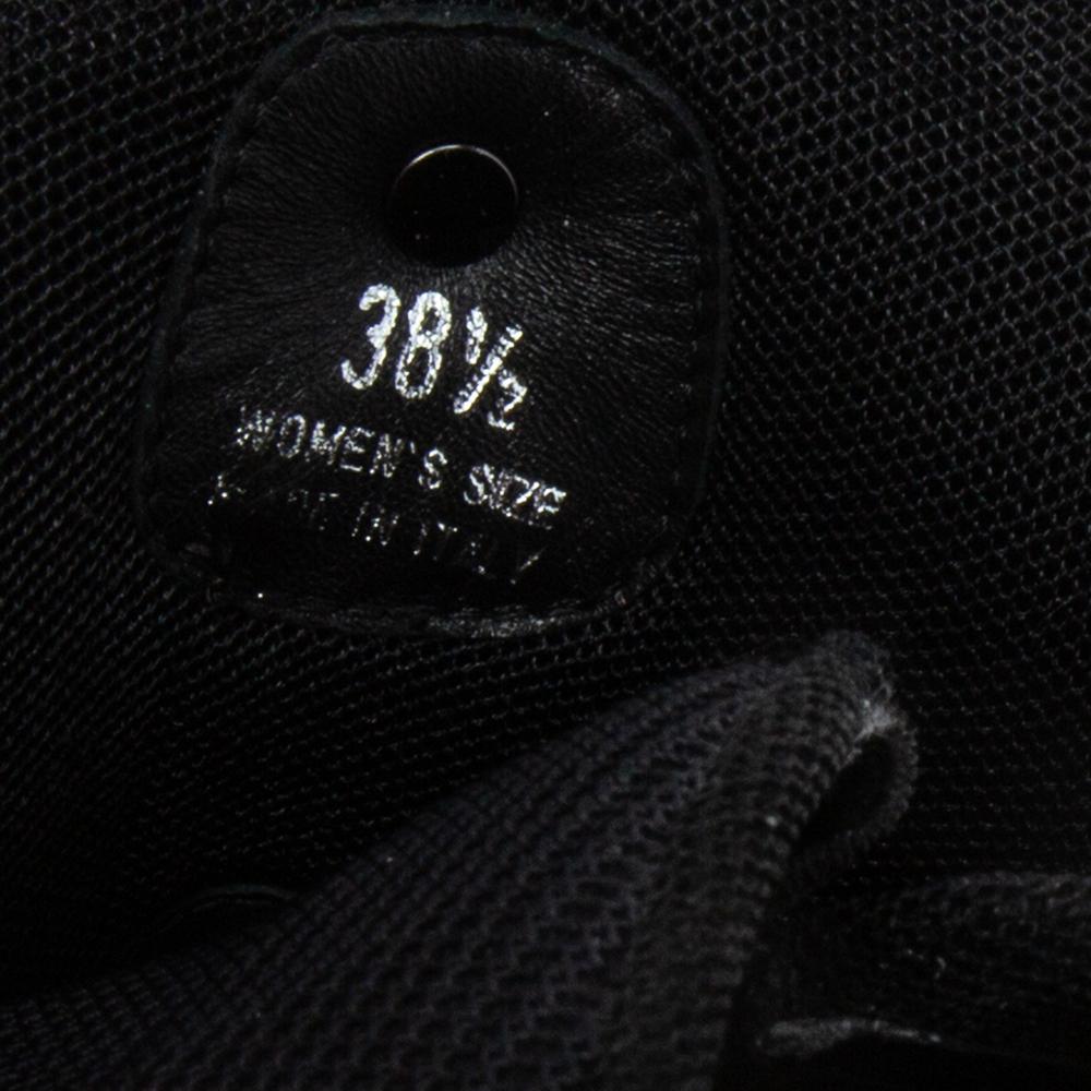 Roger Vivier Black Nylon Viv Run Light Strass Buckle Sneakers Size 38.5 1