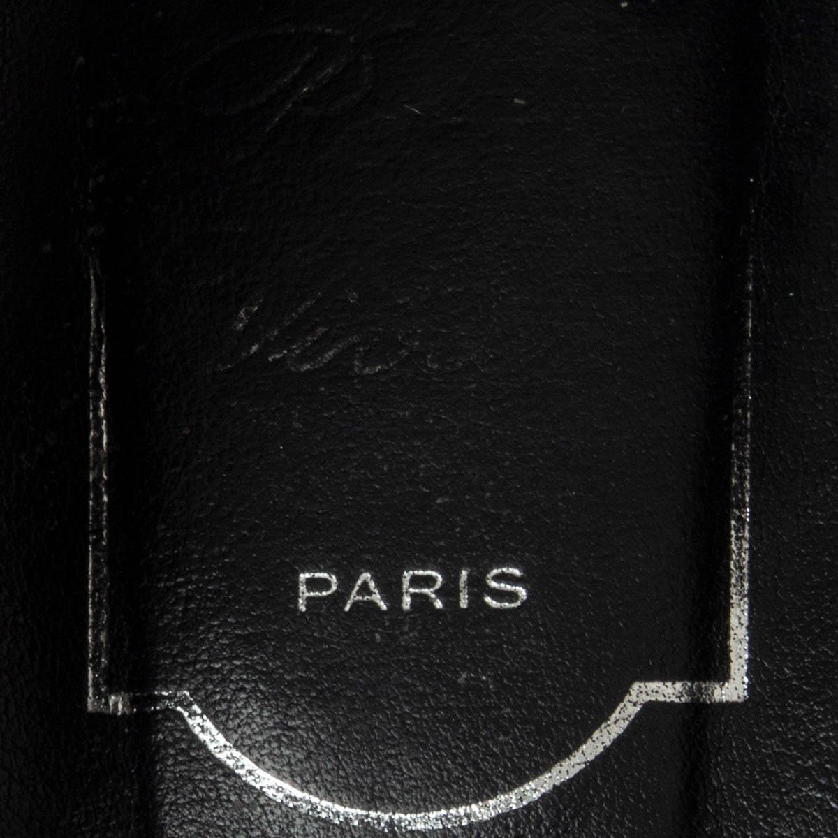 Black ROGER VIVIER black patent leather BELLE VIVIER Buckle Pumps Shoes 36