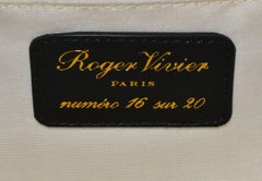 Roger Vivier Black Resin Clutch