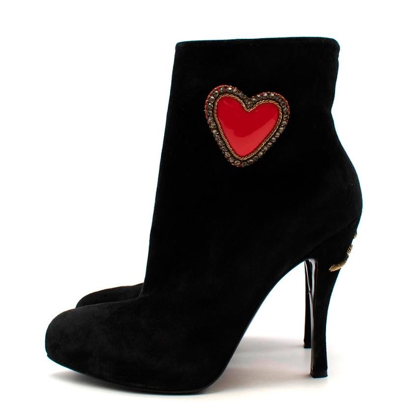 heart heel boots