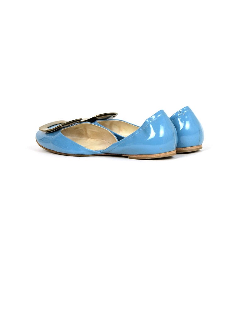 roger vivier chips flats