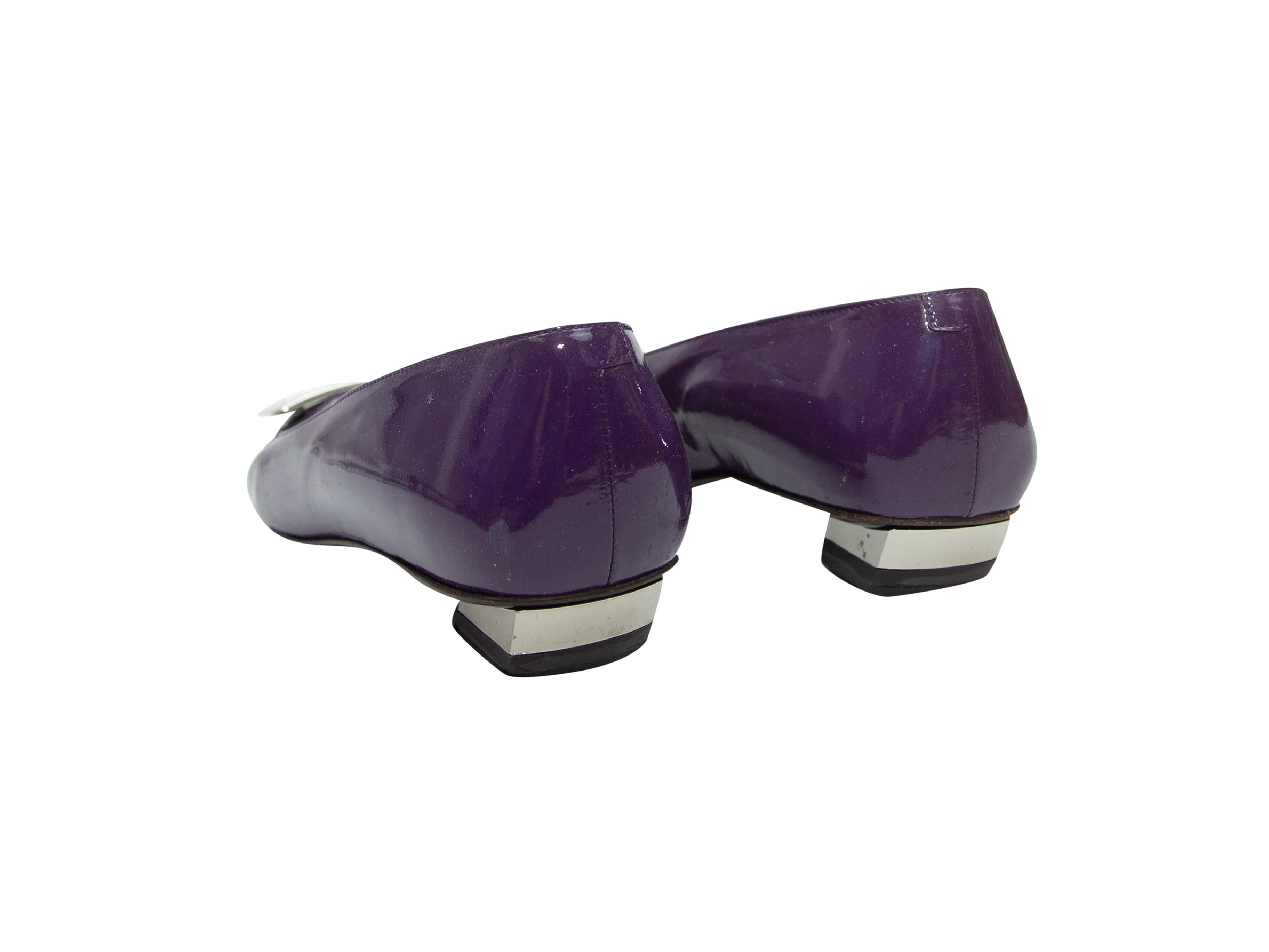 dark purple flats