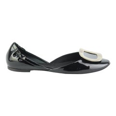 Roger Vivier D'orsay Patent Leather Ballerina Flats Eu 37 UK 4 US 7