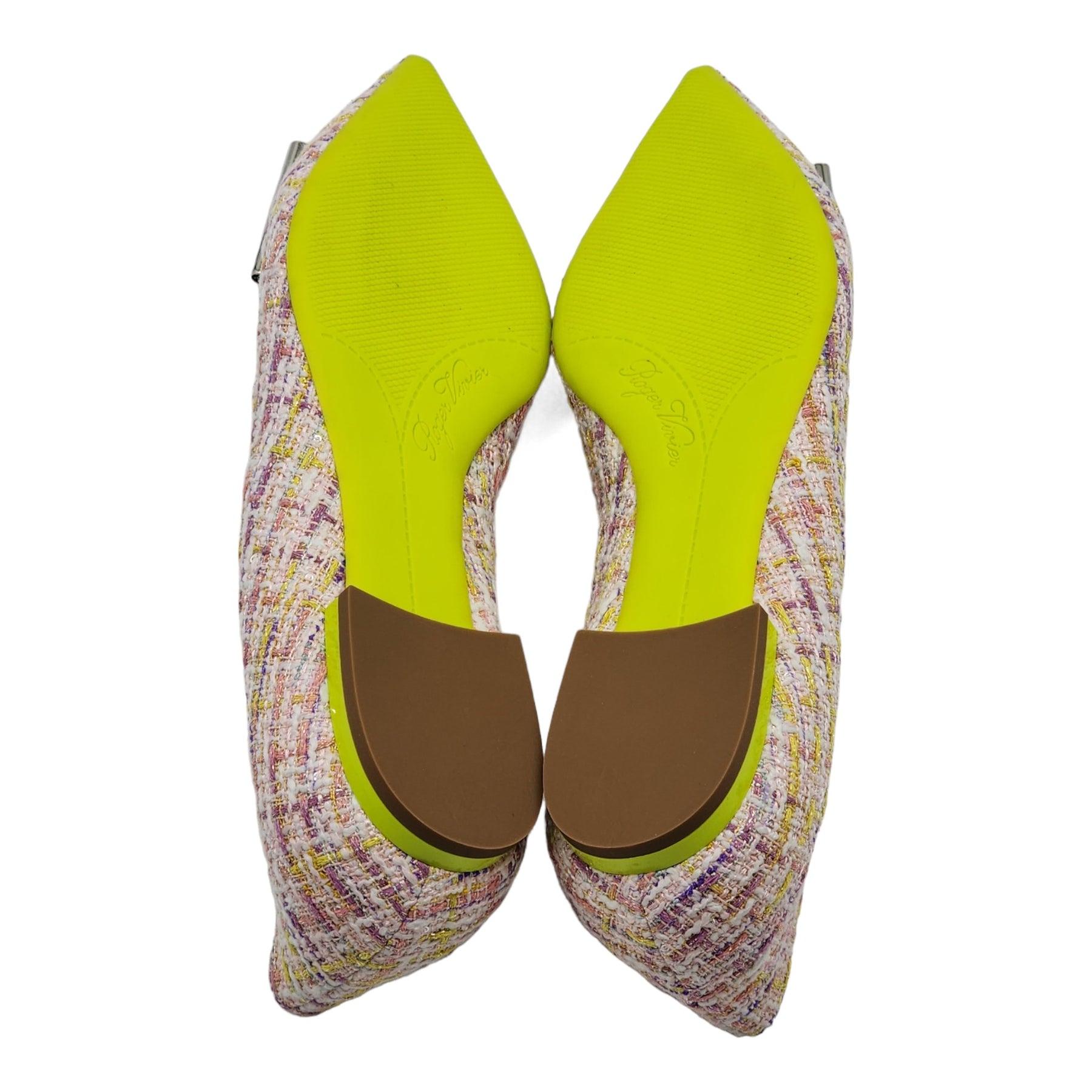 Bailarinas Roger Vivier Gommettine Ball - Tejido Multicolor en Excelente estado para la venta en Los Angeles, CA