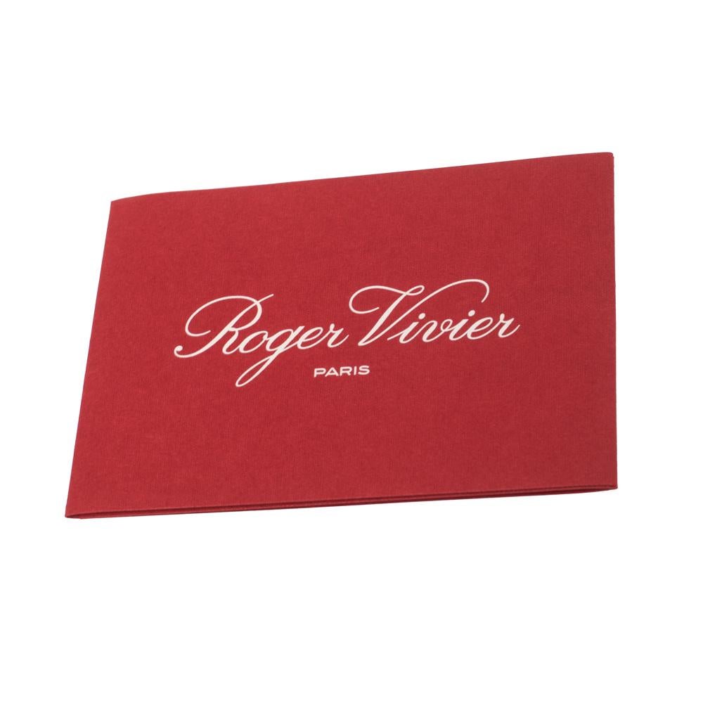 Roger Vivier Grey Patent Leather Ballet Flats Size 39 1