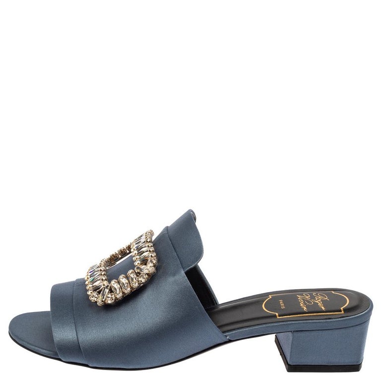 Roger Vivier Navy Sandals main image 0