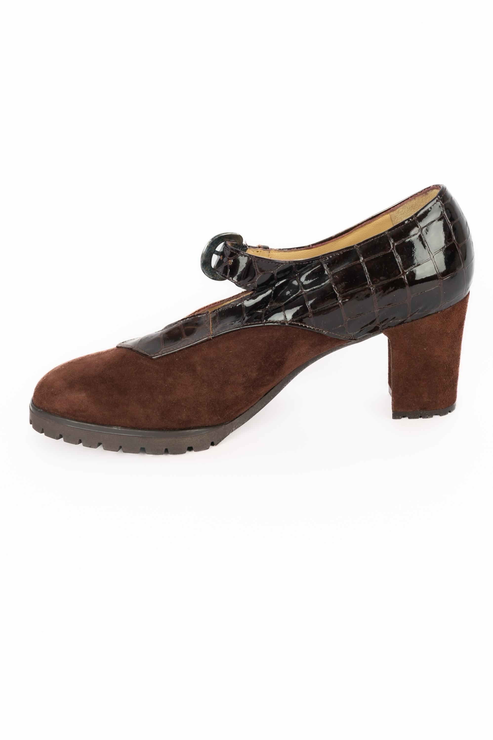 Roger Vivier leather shoes en venta 1