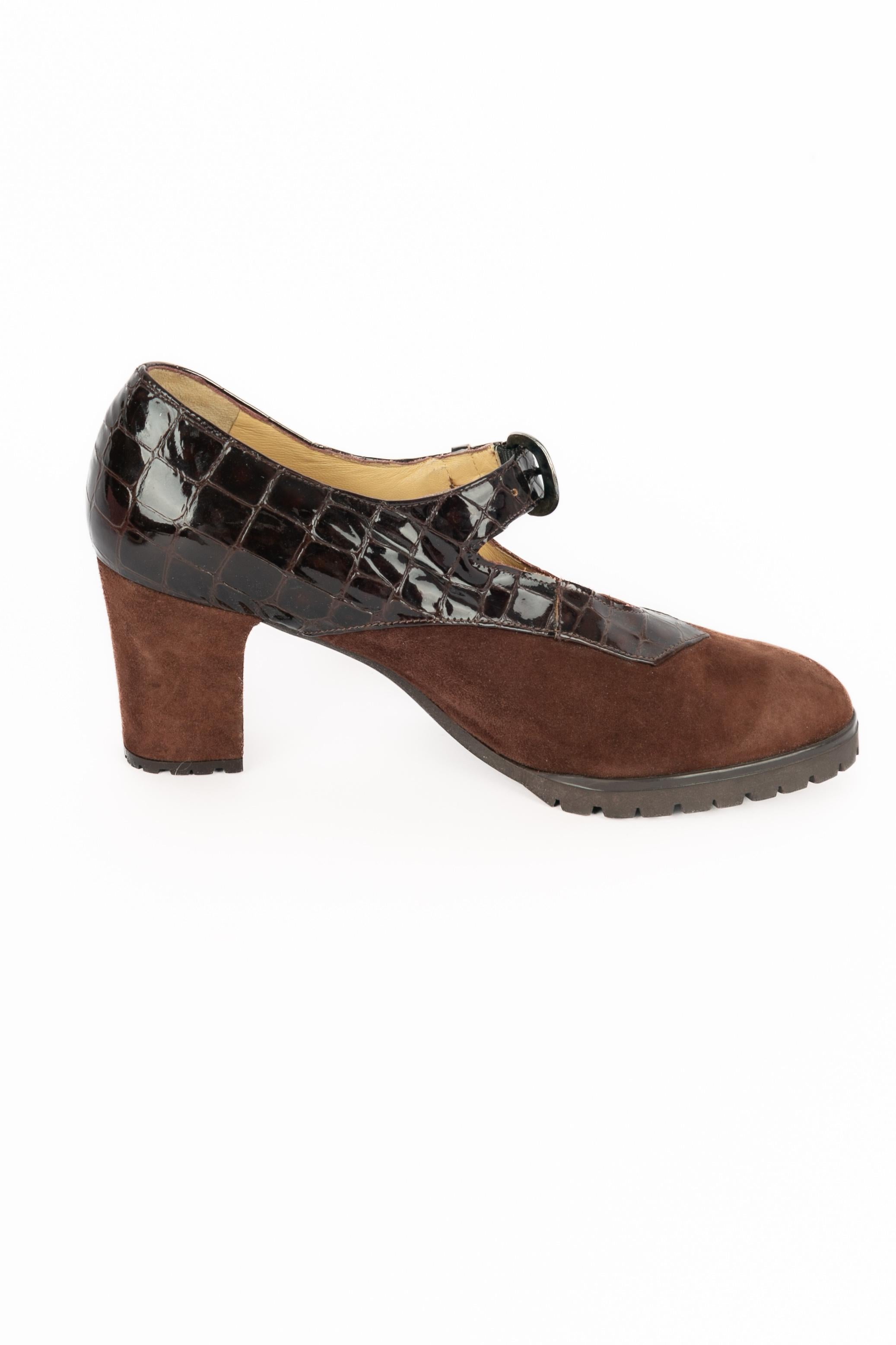 Roger Vivier leather shoes en venta 2