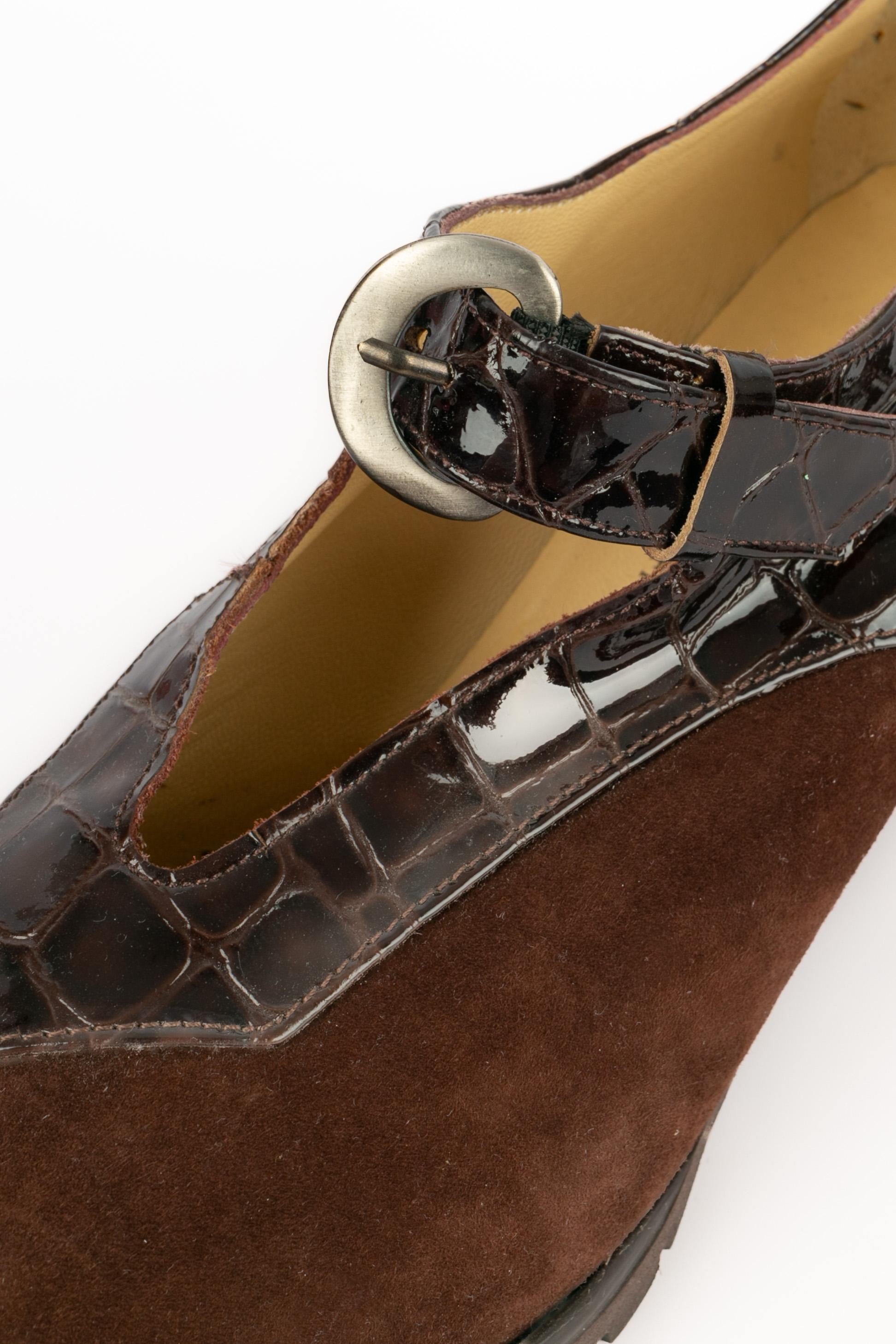 Roger Vivier leather shoes en venta 3