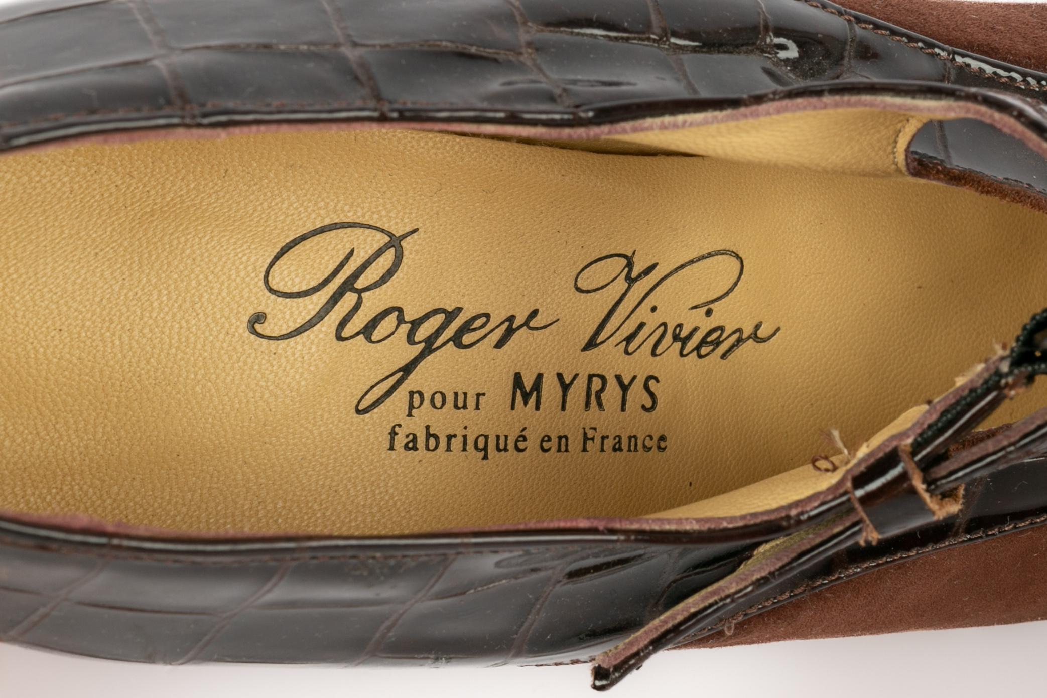 Roger Vivier leather shoes en venta 4