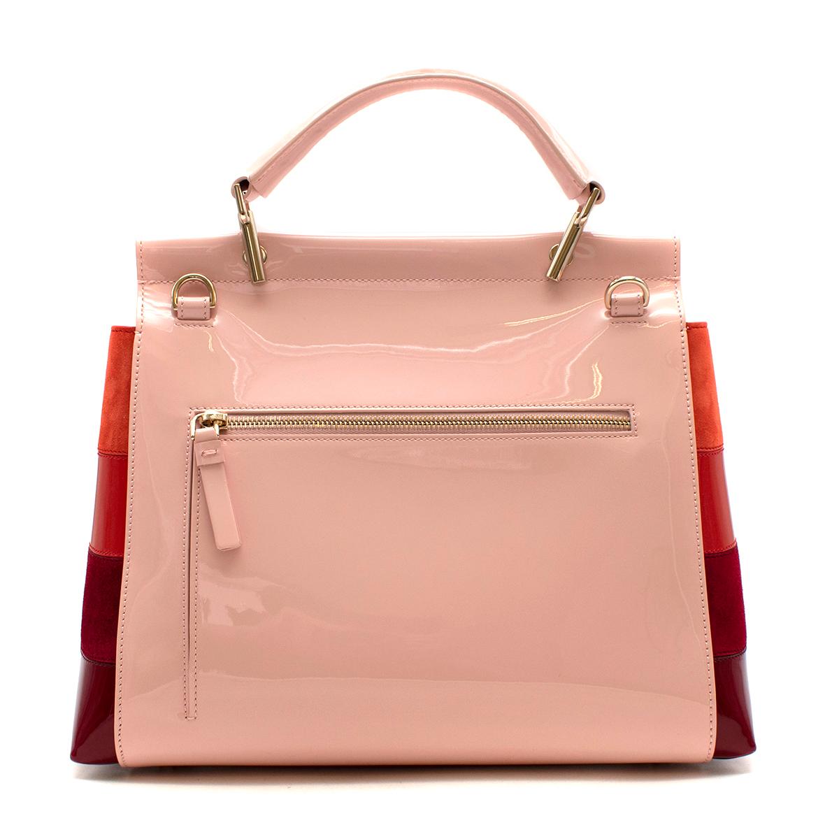 Roger Vivier Orange & Red Stripes Leather Viv' Cabas Small Bag  For Sale 1