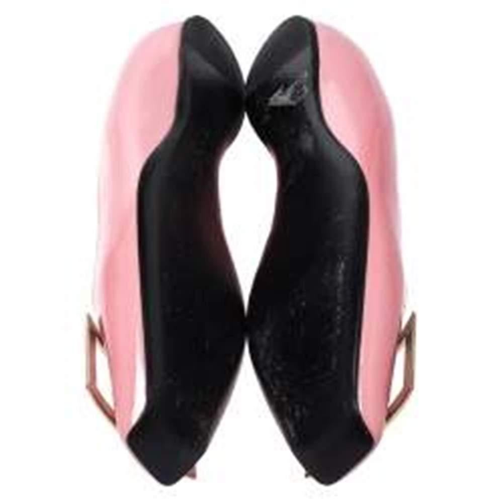 Roger Vivier Bailarinas de charol rosa talla 36 2