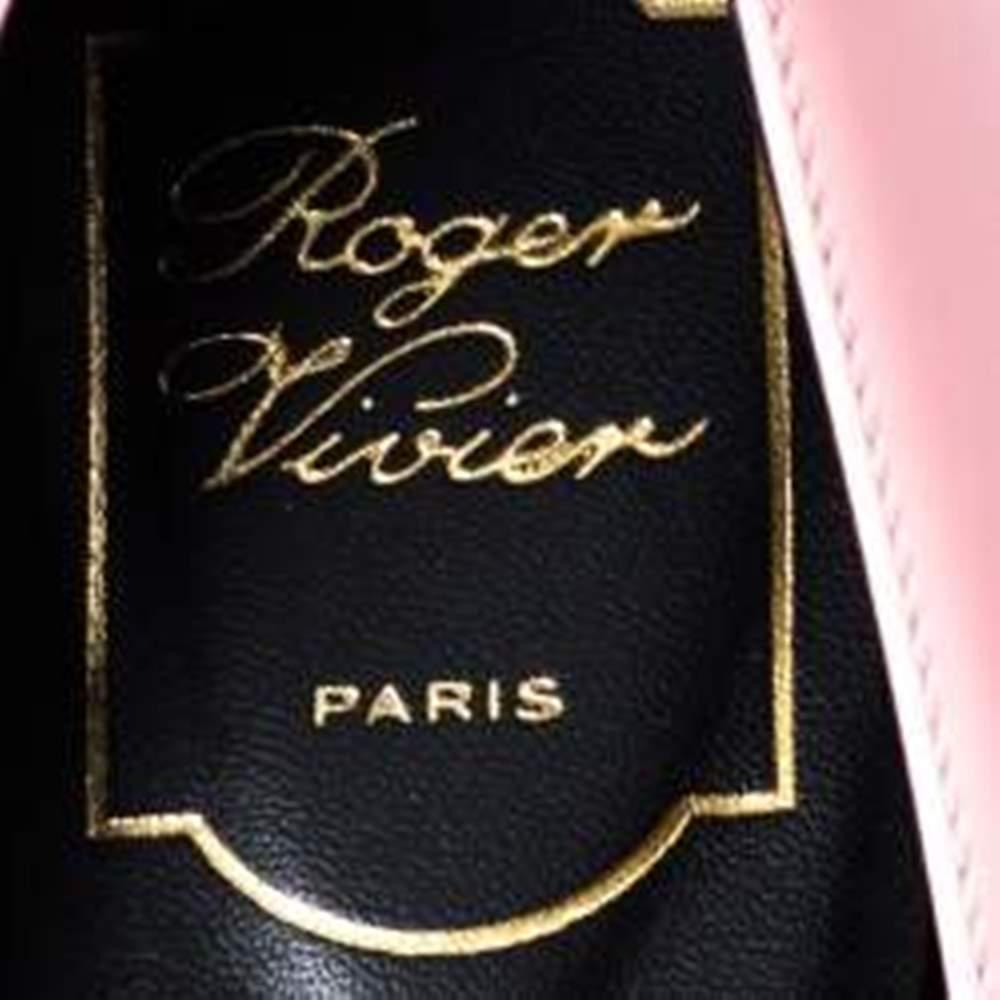 Roger Vivier Bailarinas de charol rosa talla 36 3
