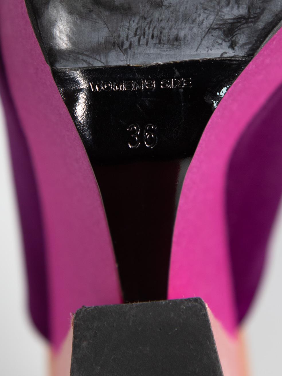 Roger Vivier Mules à plateforme violettes taille IT 36 en vente 1