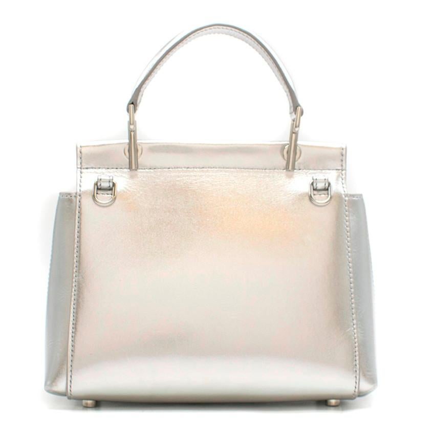 roger vivier silver bag