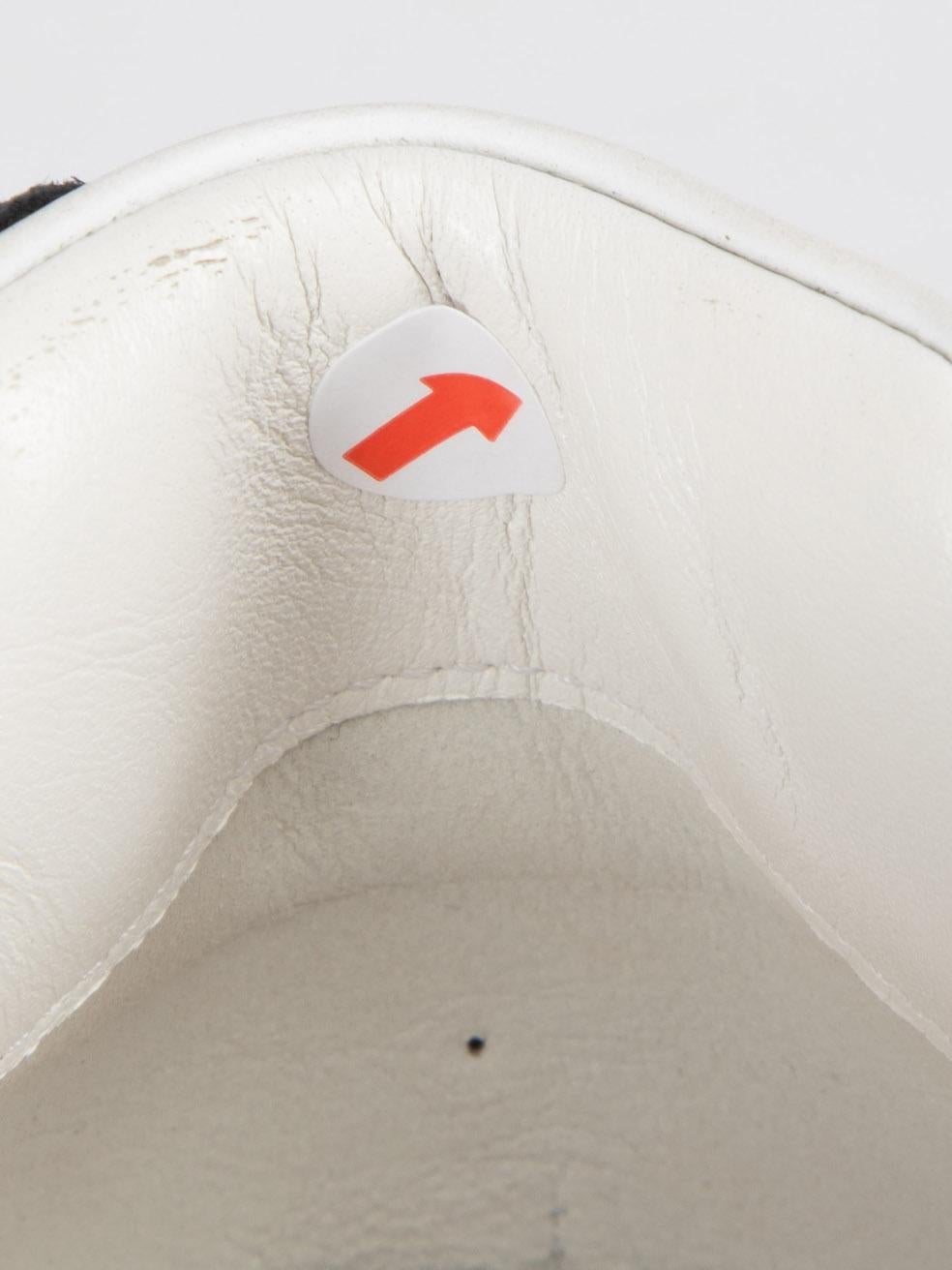 Roger Vivier White Leather Floral Slip On Shoes Size IT 39.5 2