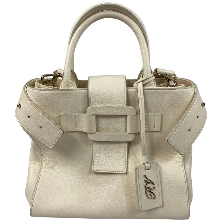 Roger Vivier White Pilgrim de Jour Cabas Small Tote Handbag at 1stDibs |  roger vivier pilgrim de jour bag, roger vivier pilgrim du jour, roger  vivier pilgrim de jour purse