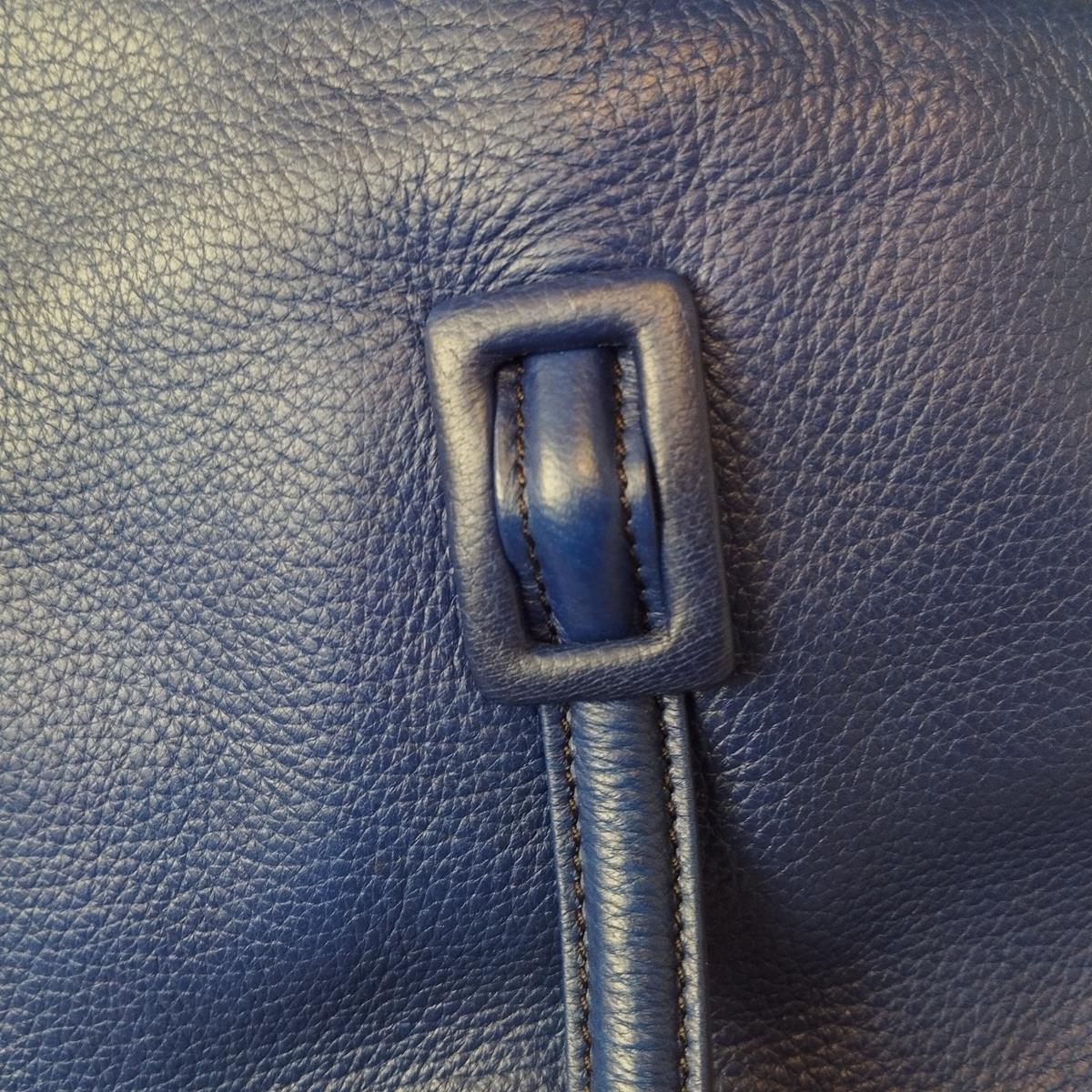 Women's Roger Vivier XXL Blue Shopping Large Soft Bag For Sale
