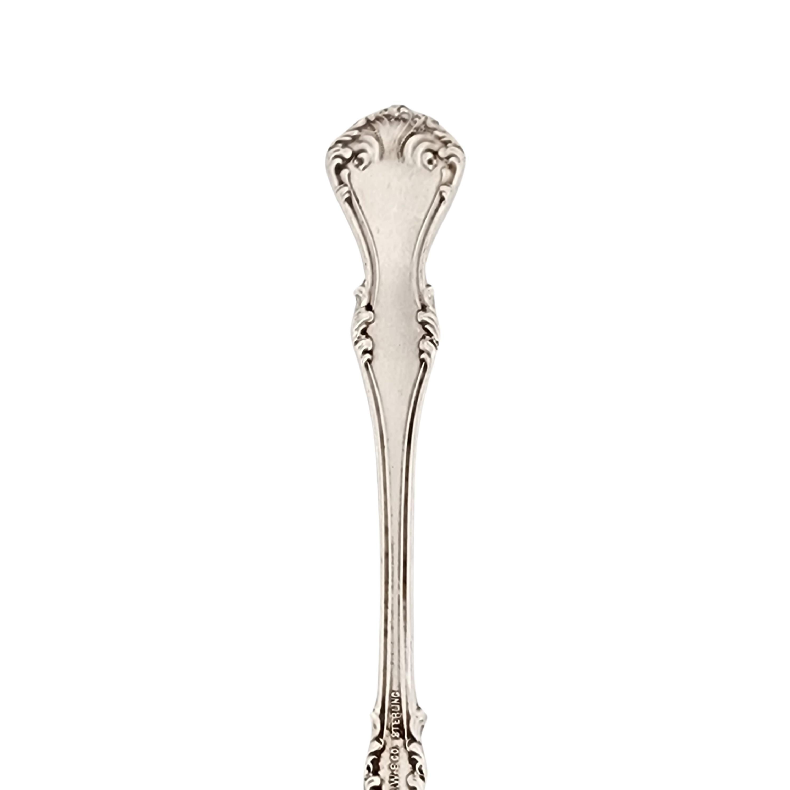 Roger Williams Silver Co. Forchetta da insalata corinzia in argento sterling con Monogram #15838 in vendita 2