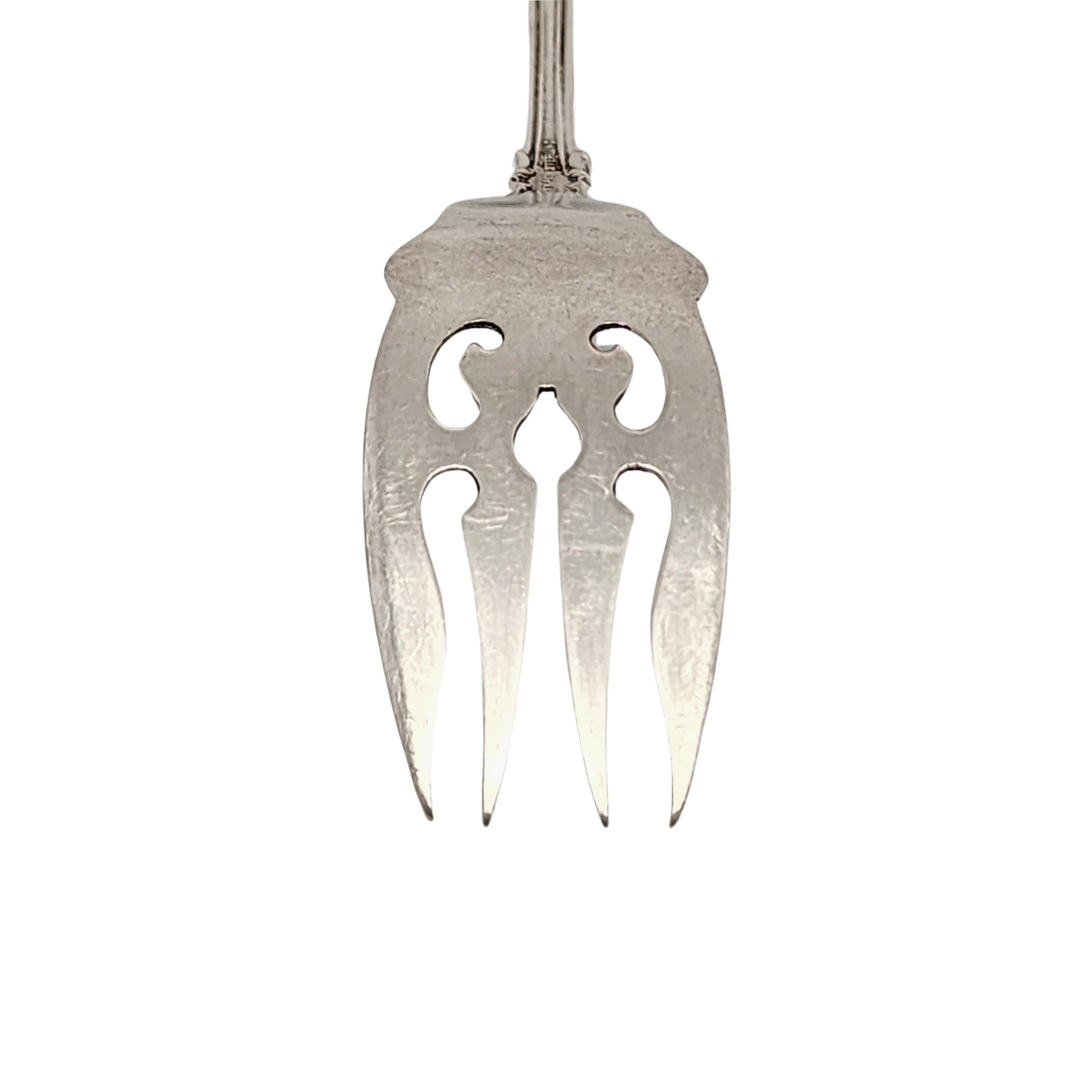 Roger Williams Silver Co. Forchetta da insalata corinzia in argento sterling con Monogram #15838 in vendita 3