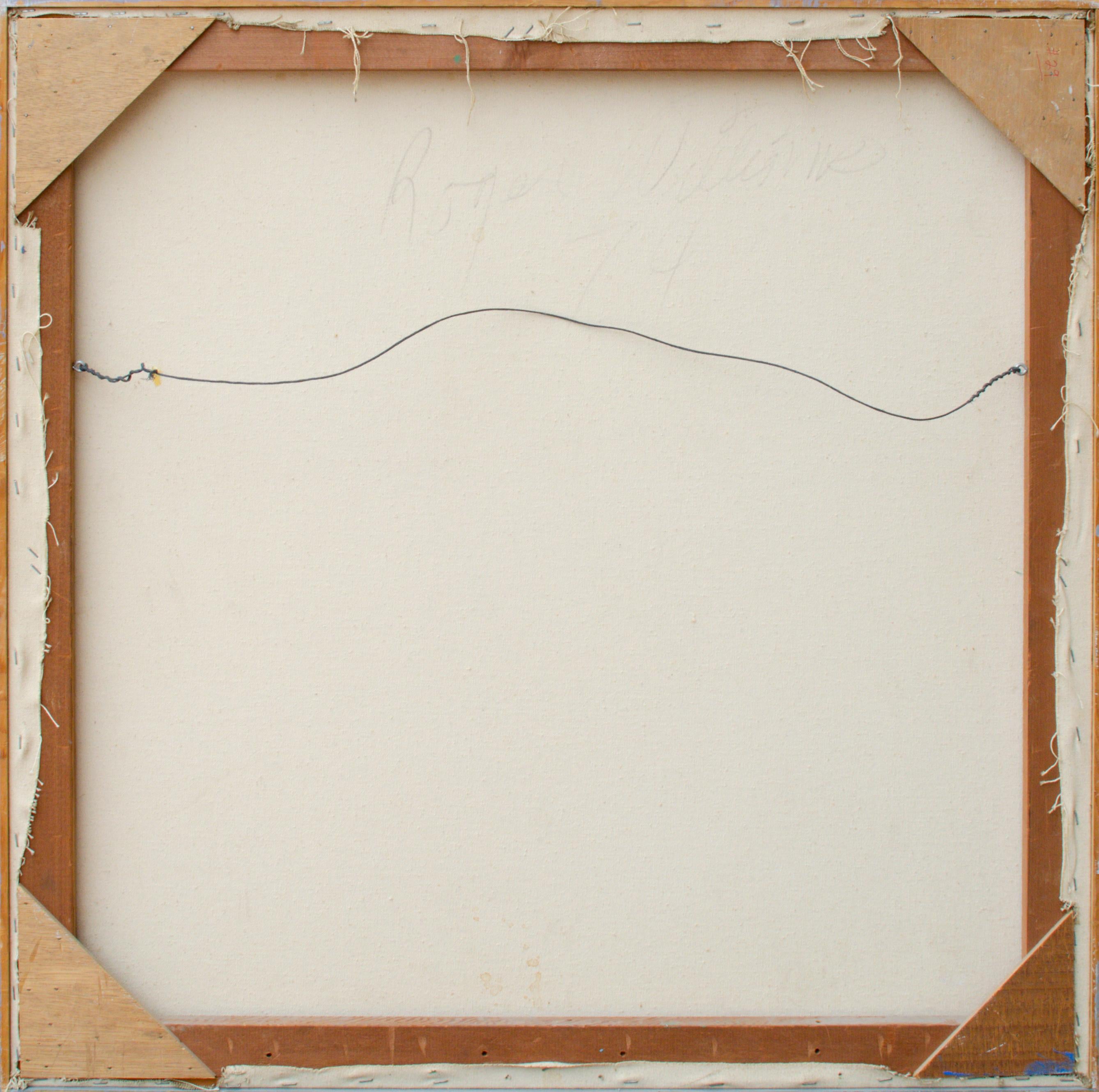 1970s Abstract Painting Signed Roger Williams For Sale 4