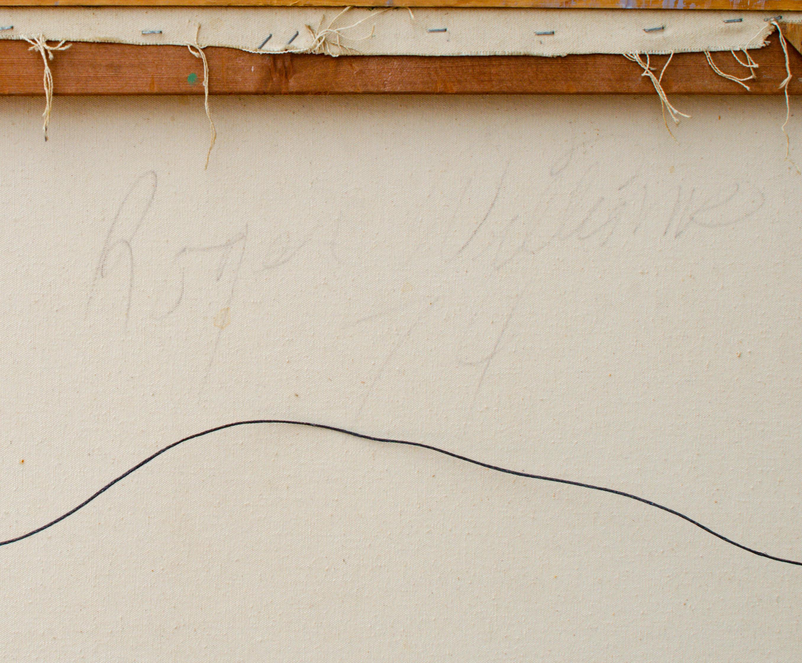 1970s Abstract Painting Signed Roger Williams For Sale 5
