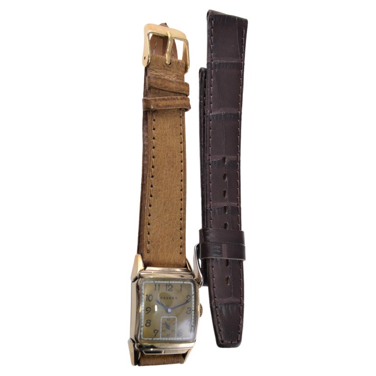 Rogers Gold Filled Art Deco Watch with Original Dial, circa  display picture 1