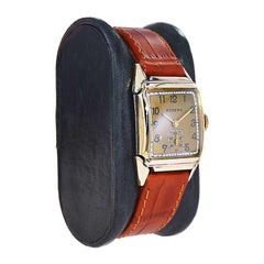 Rogers Gold Filled Art Deco Watch with Original Dial, circa 1940's