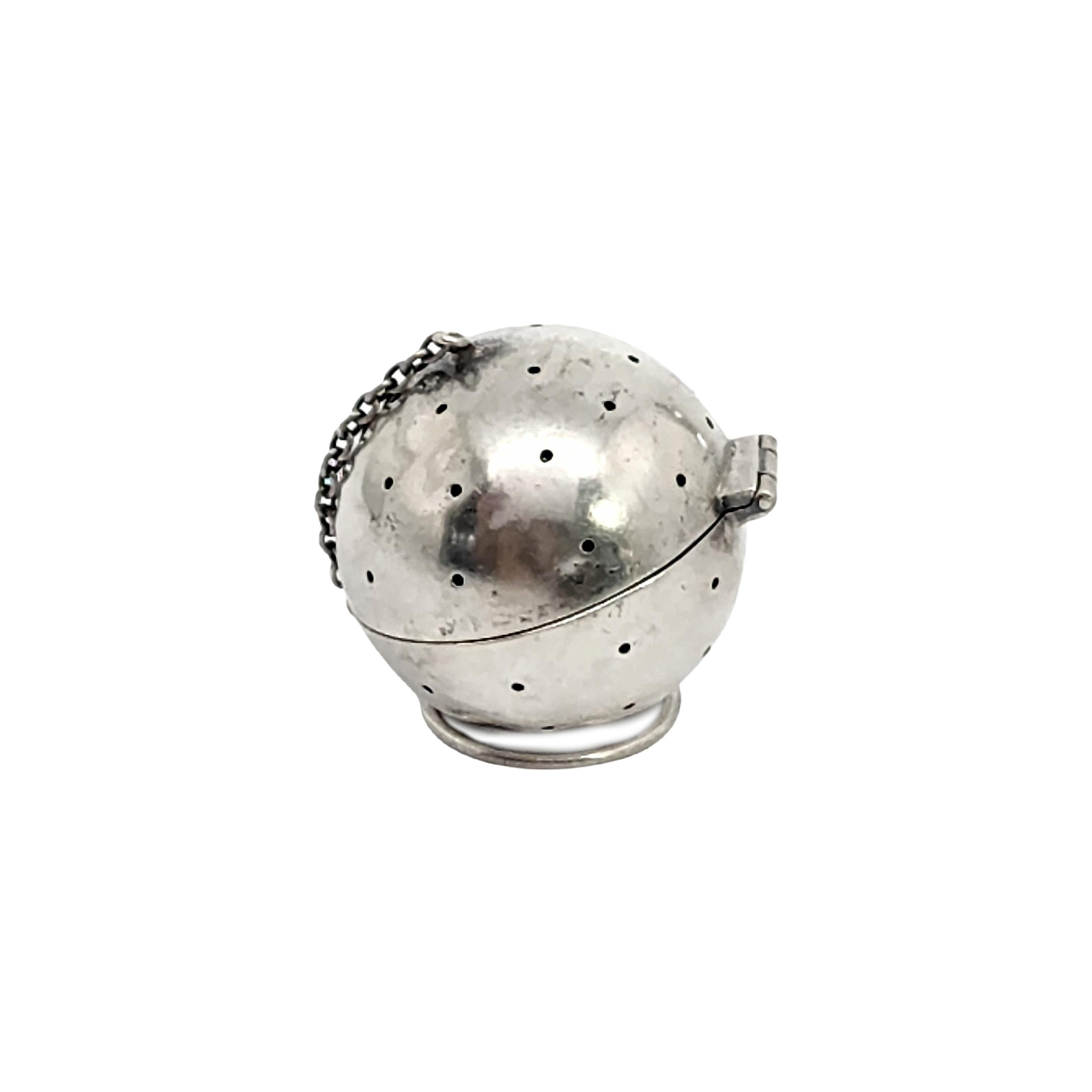 Rogers Lunt & Bowen Sterling Silver Tea Ball Infuser 7