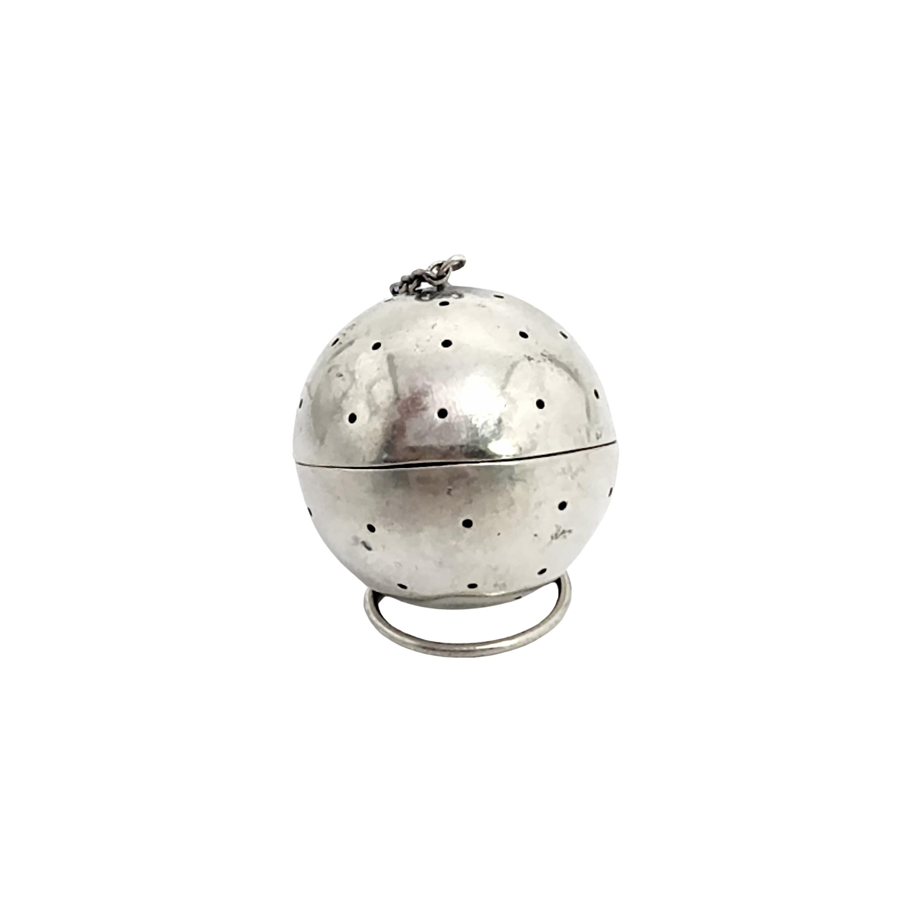 Rogers Lunt & Bowen Sterling Silver Tea Ball Infuser 8