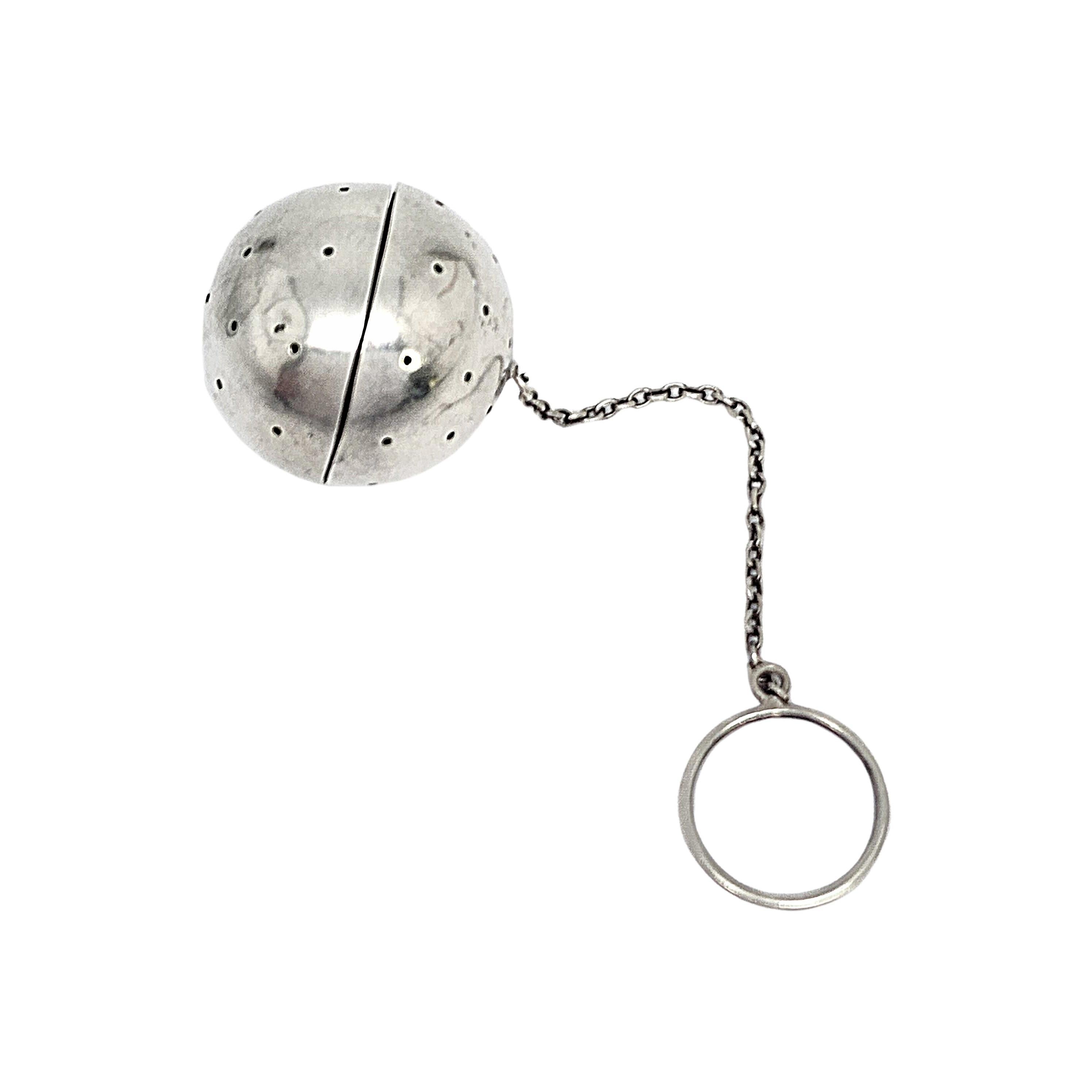 Rogers Lunt & Bowen Sterling Silver Tea Ball Infuser 5