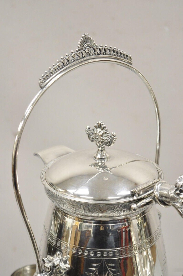 Rogers Smith and Co Silver Plated Victorian Tilting Lemonade Water 