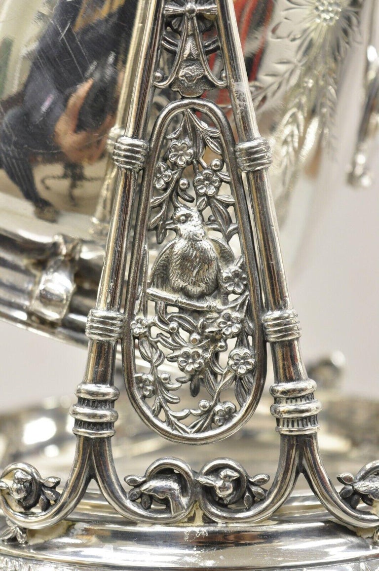 Rogers Smith and Co Silver Plated Victorian Tilting Lemonade Water 