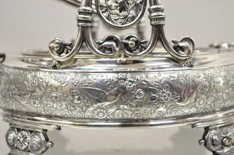 Rogers Smith and Co Silver Plated Victorian Tilting Lemonade Water 