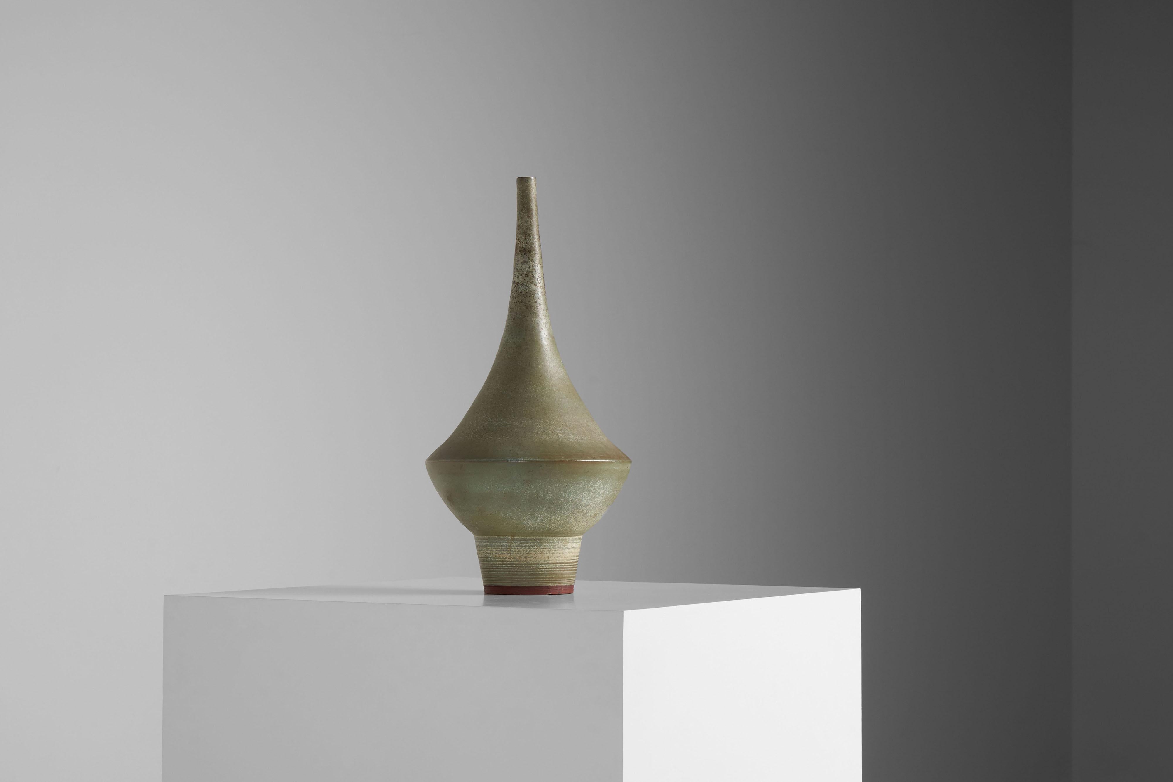 Mid-Century Modern Rogier Vandeweghe vase Amphora Belgique 1960 en vente