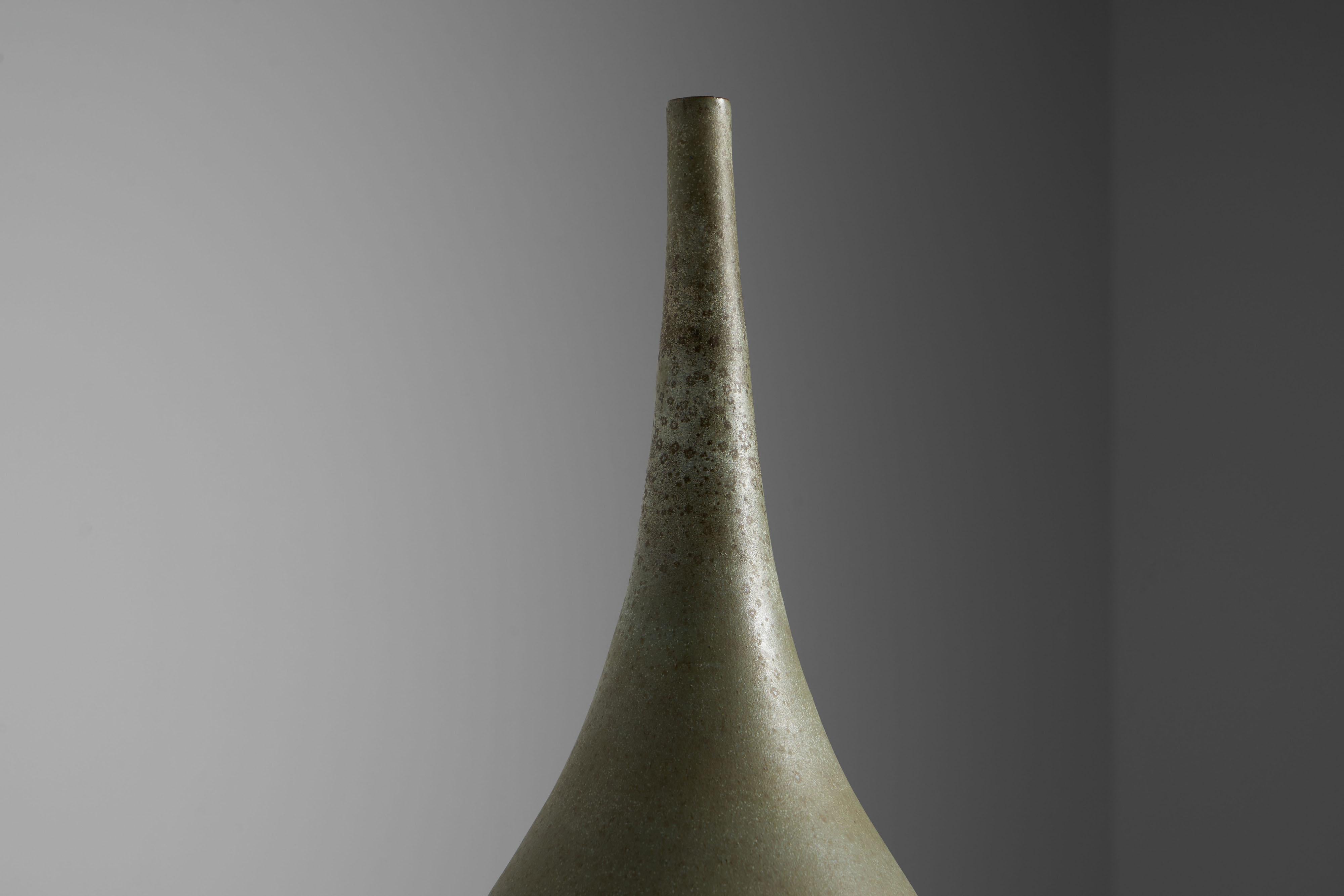 Belgian Rogier Vandeweghe Amphora vase Belgium 1960 For Sale