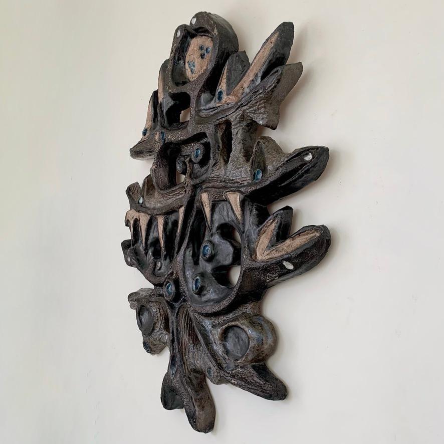 Rogier Vandeweghe wandemaillierte Keramik für Amphora, um 1960, Belgien. (Emailliert) im Angebot