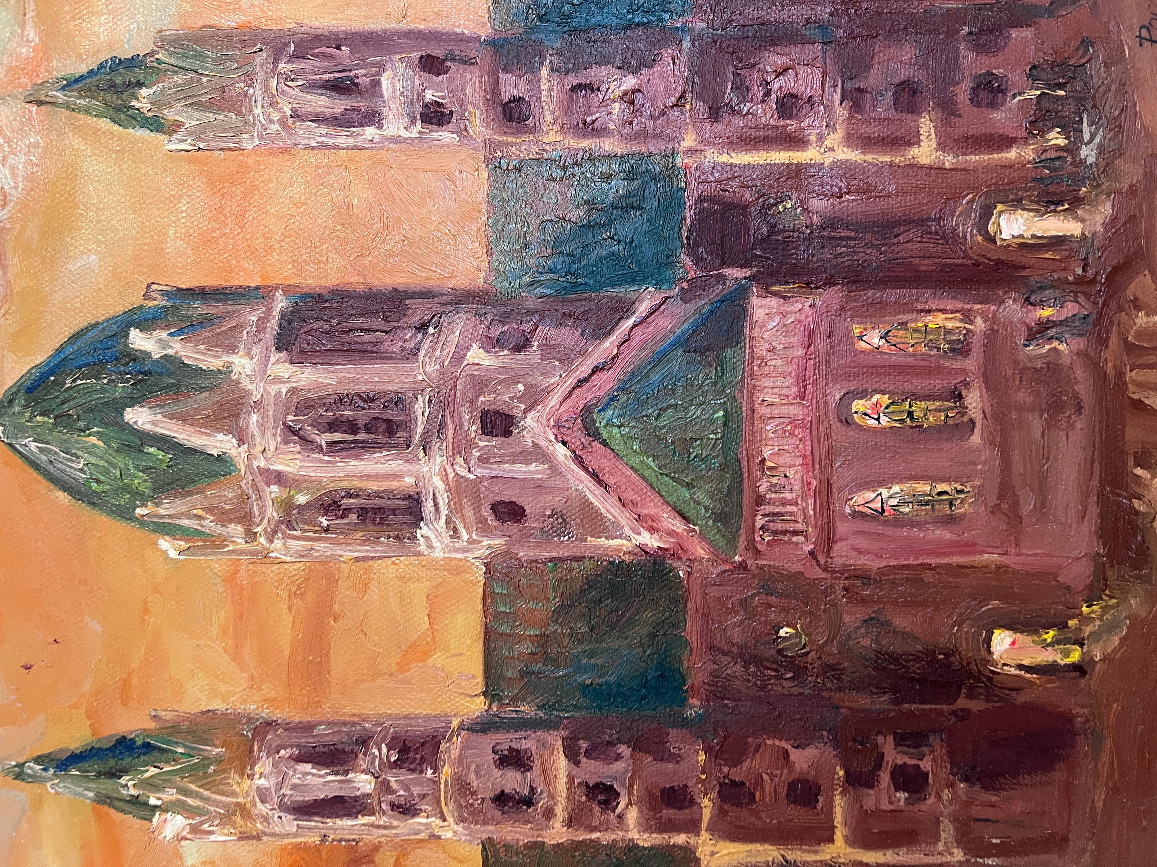 Pittura a olio originale su tela - 