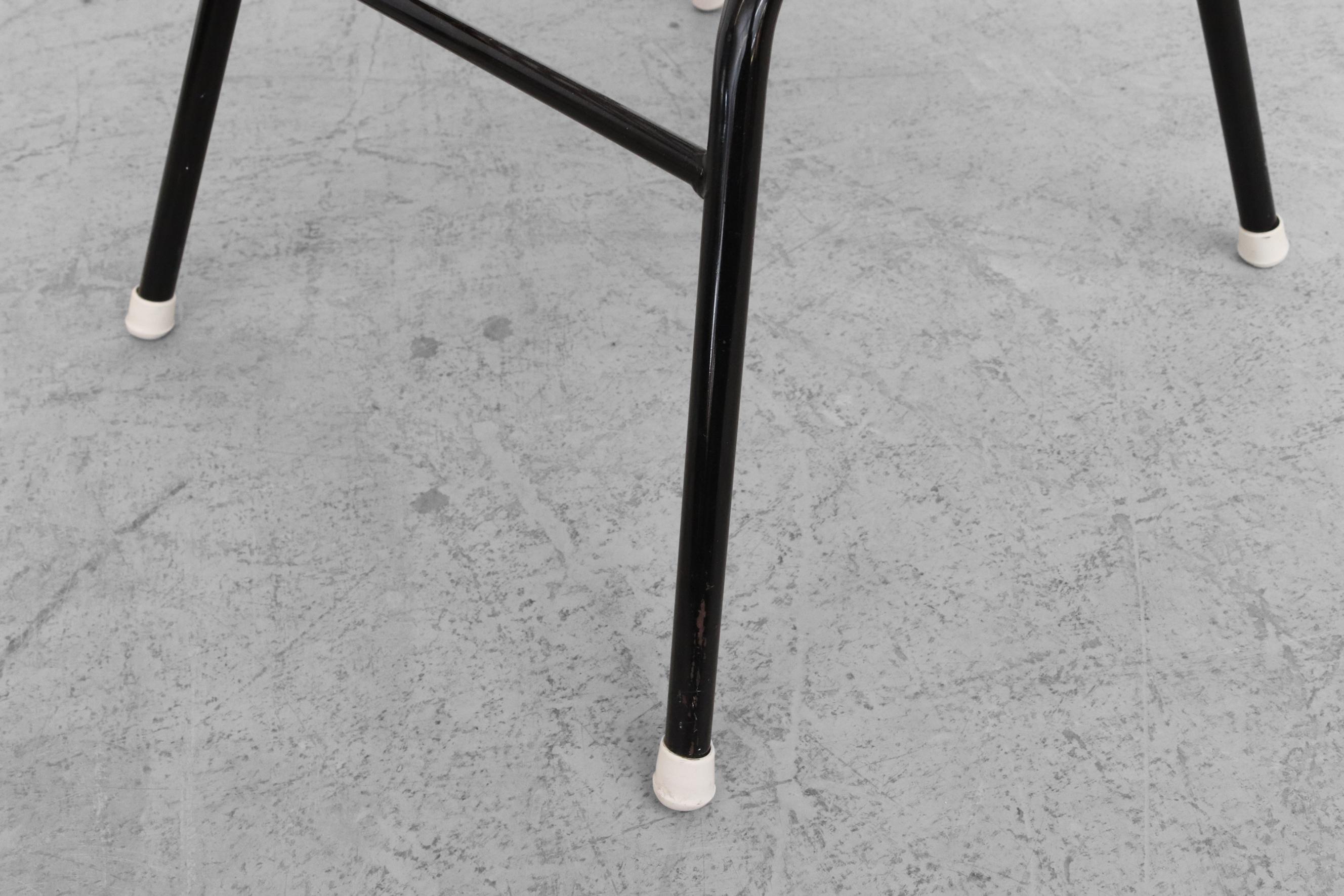 Rohe Noordwolde Bamboo Armchair with Decorative Back and Black Legs For Sale 10