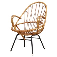Rohe Noordwolde Bamboo Arm Chair with Decorative Back