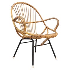 Rohe Noordwolde Bamboo Armchair with Decorative Back