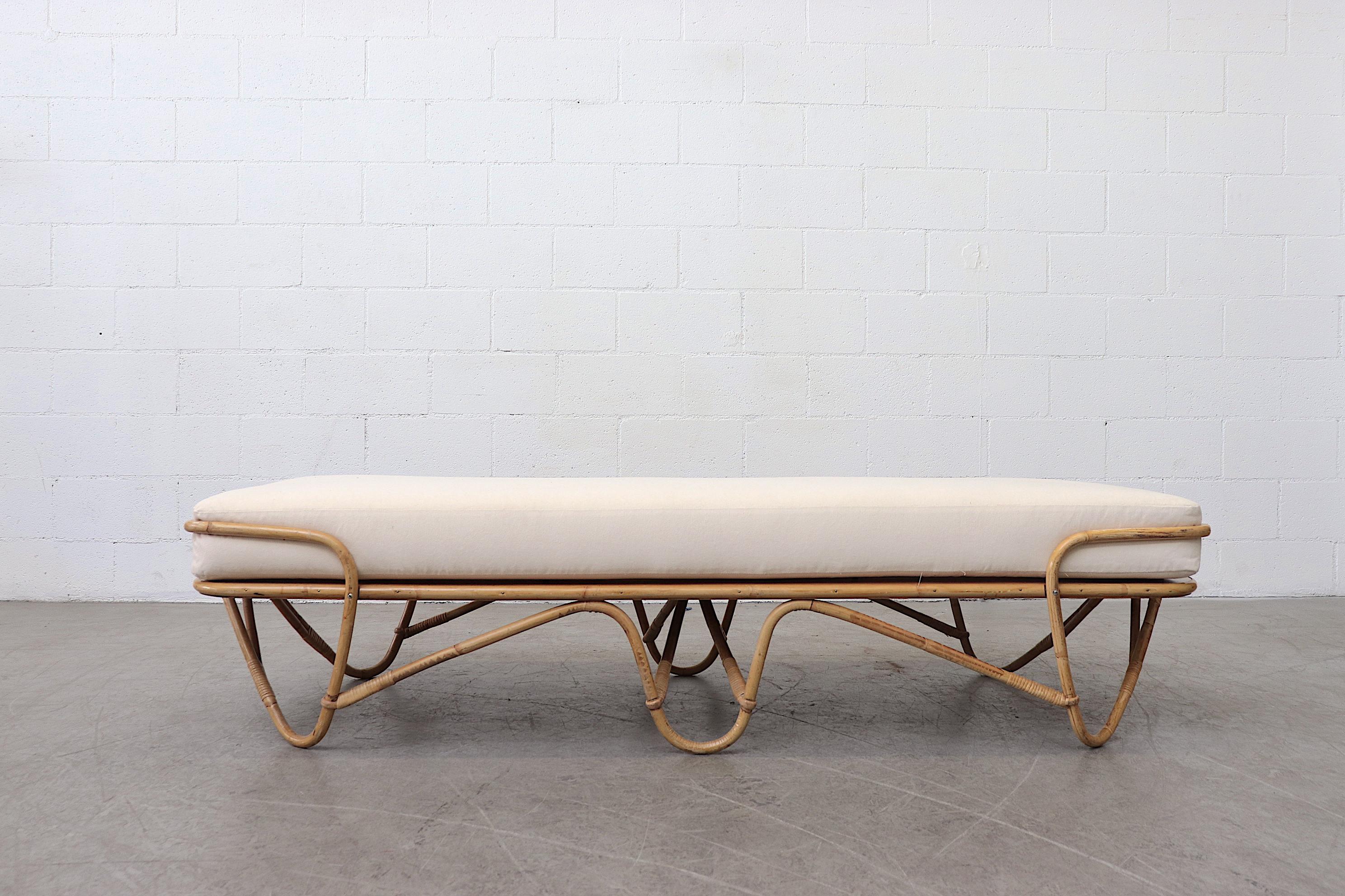 Mid-Century Modern Rohe Noordwolde Bamboo Daybed