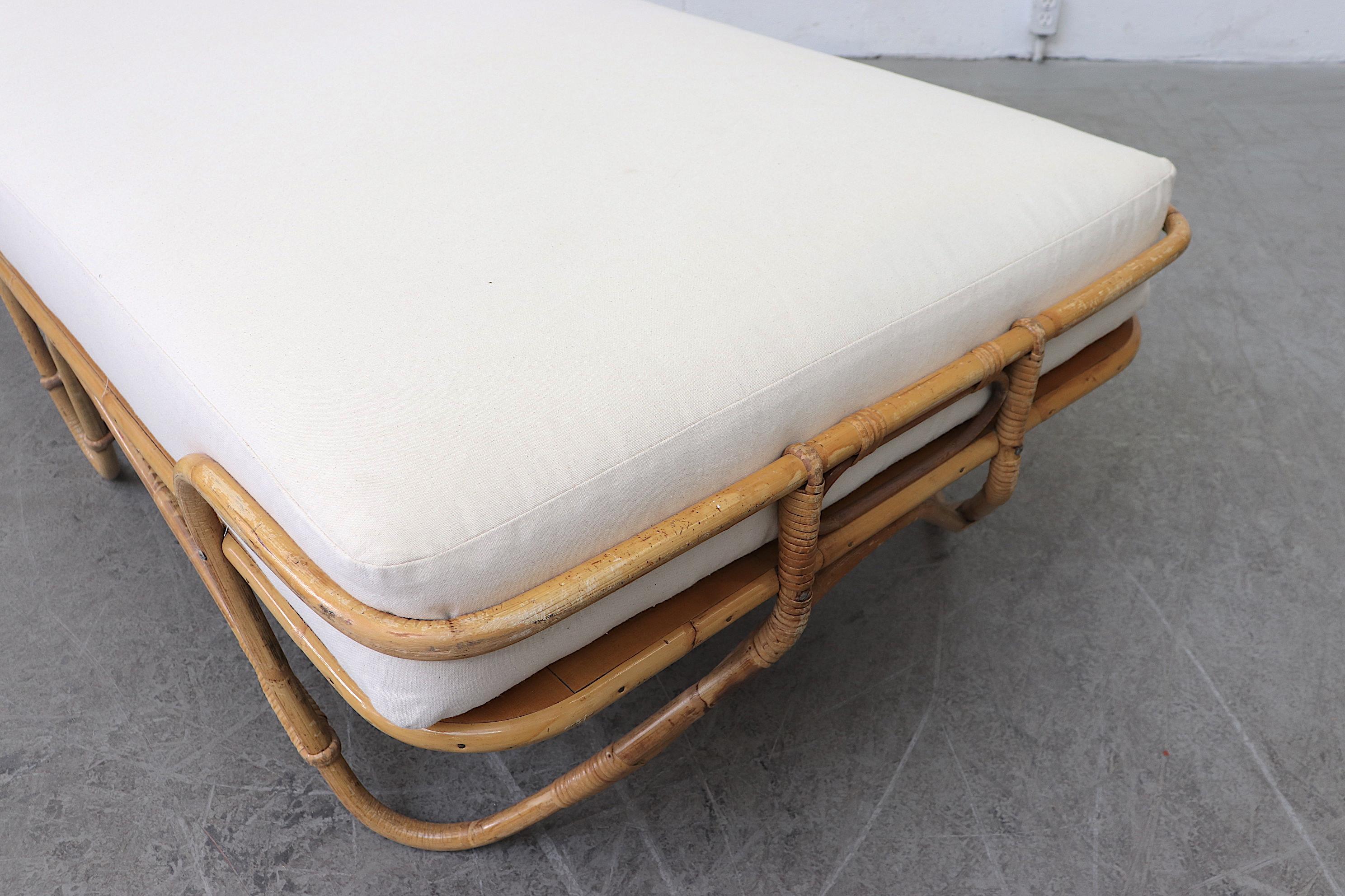 Mid-20th Century Rohe Noordwolde Bamboo Daybed
