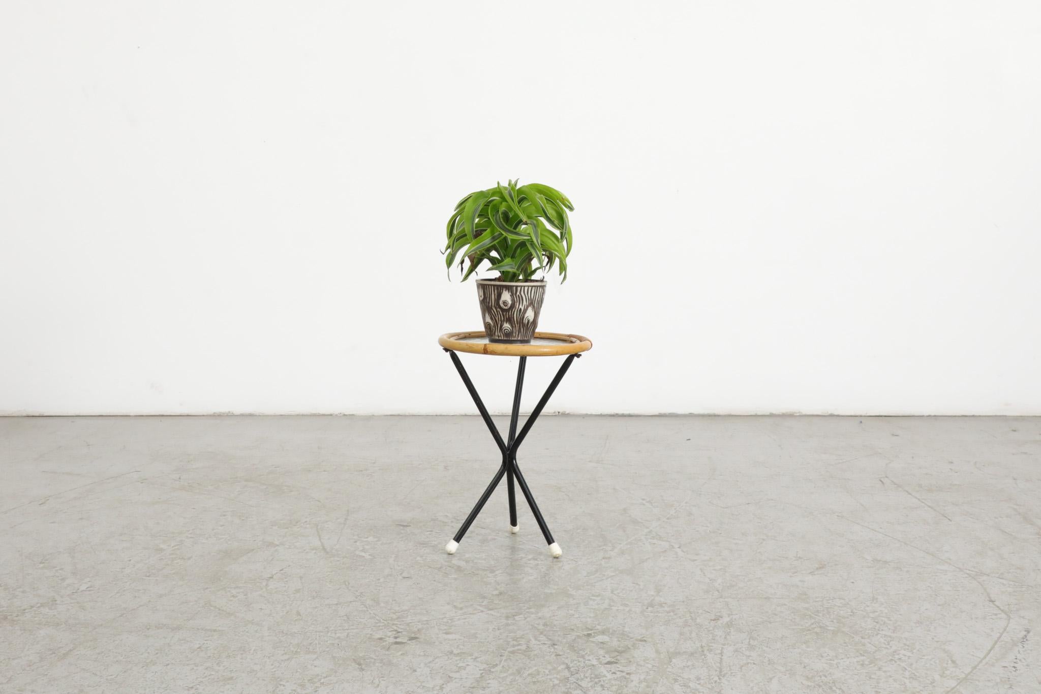 Mini table d'appoint Rohe Noordwolde en bambou 4