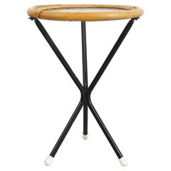 Vintage Rohe Noordwolde Bamboo Mini Side Table