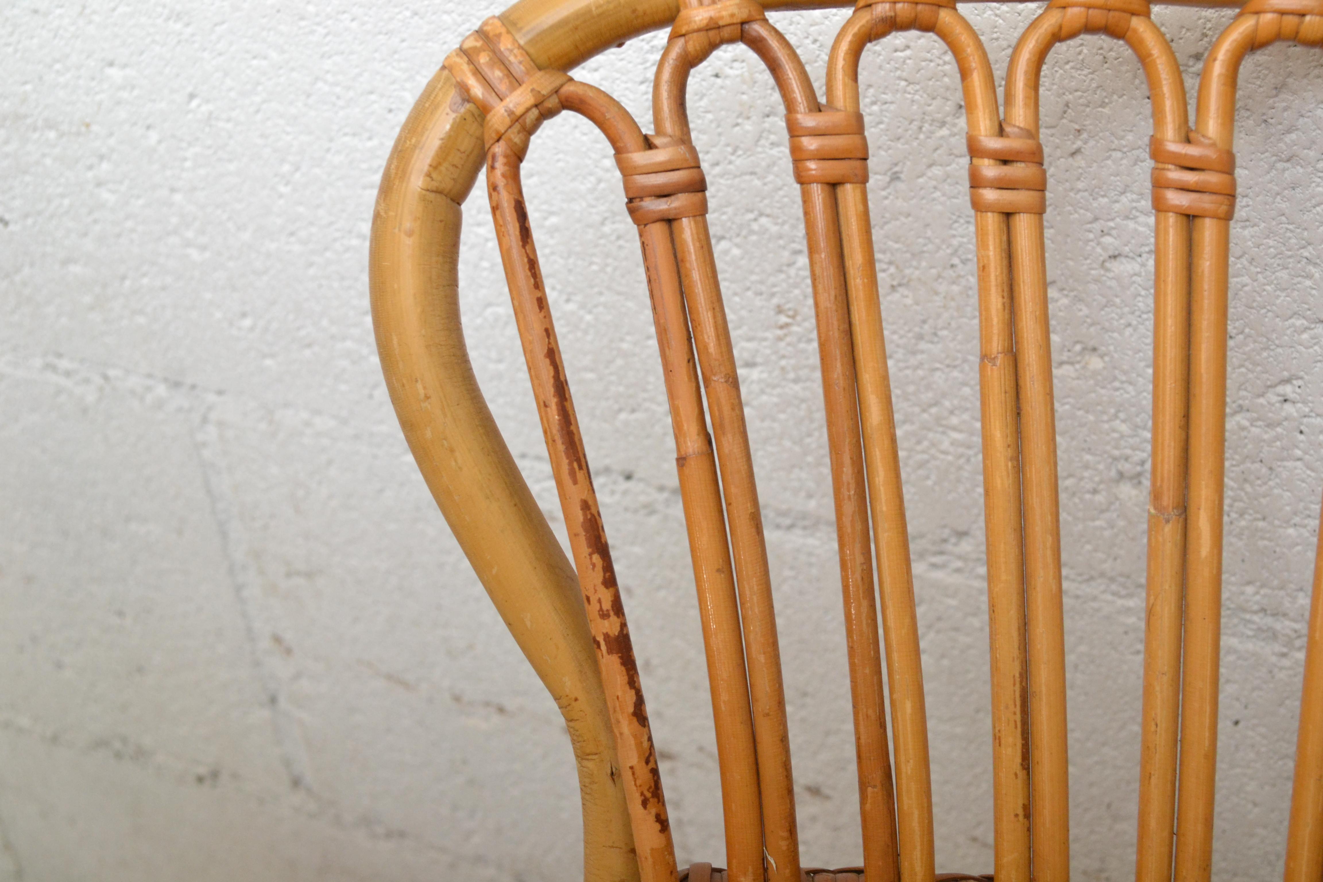 Rohe Noordwolde Low Back Bamboo Lounge Chair 2