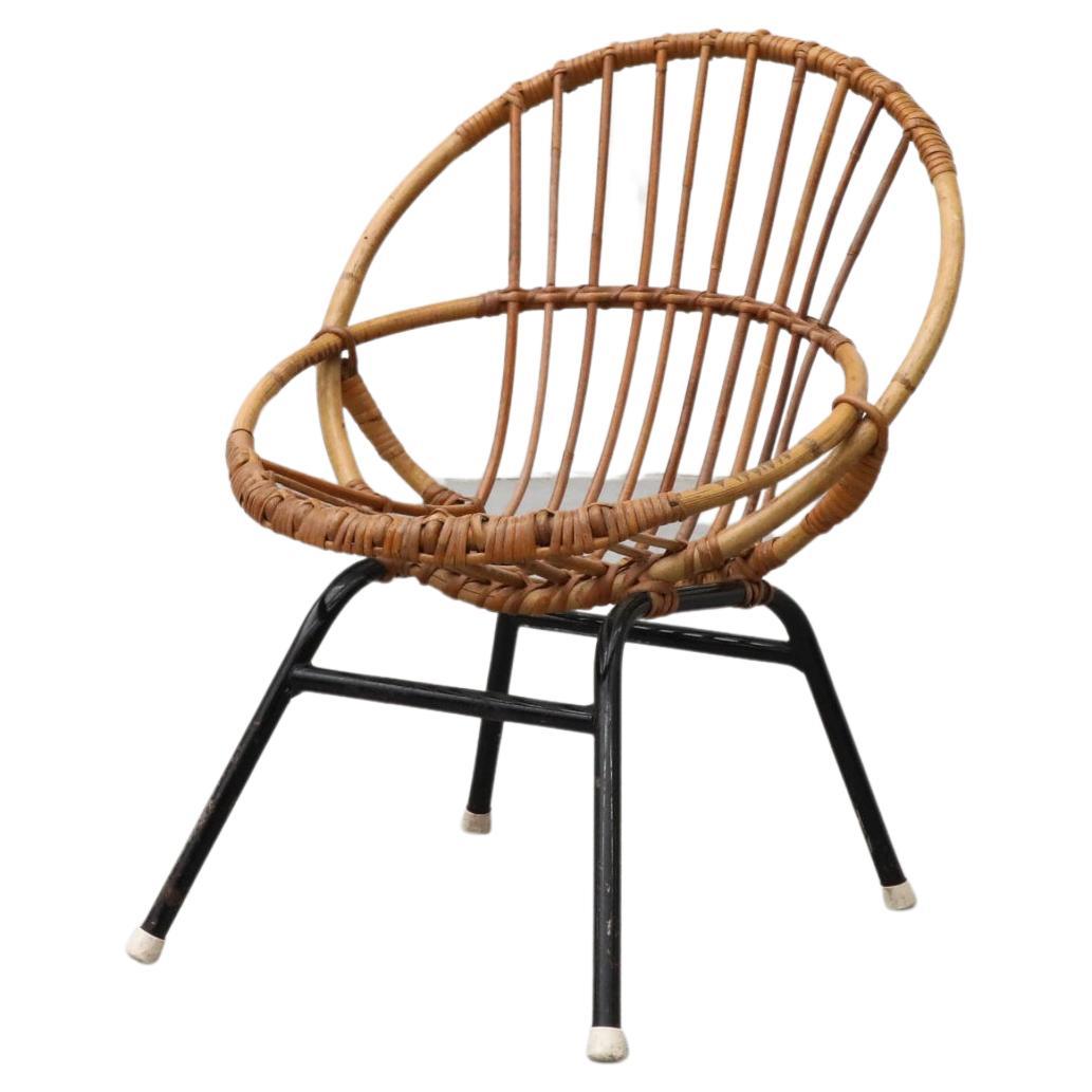 Rohe Noordwolde "Model 149" Baby Bamboo Hoop Chair For Sale