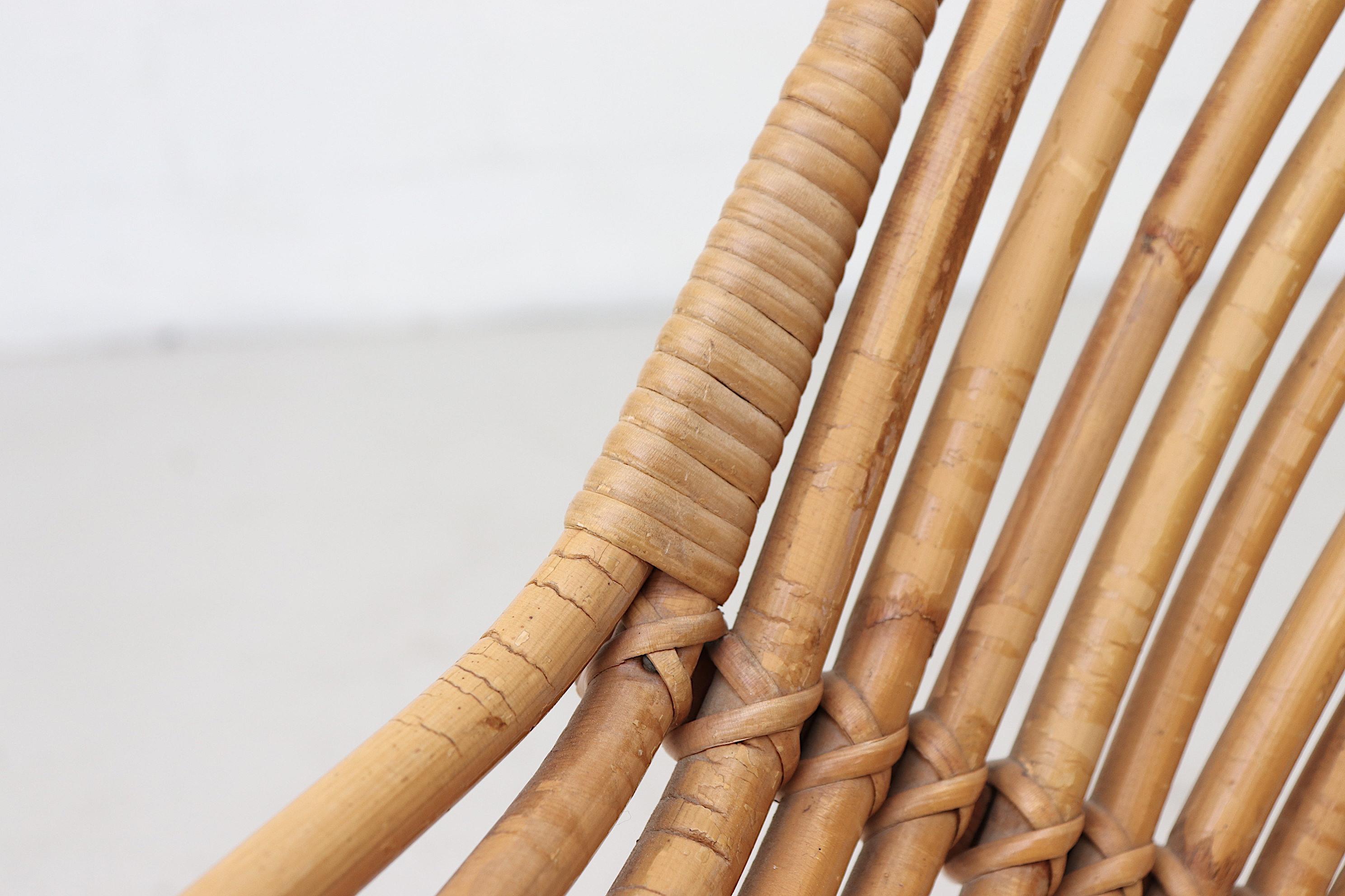Rohe Noordwolde Onion Skin Patterened Bamboo Hoop Chair 2