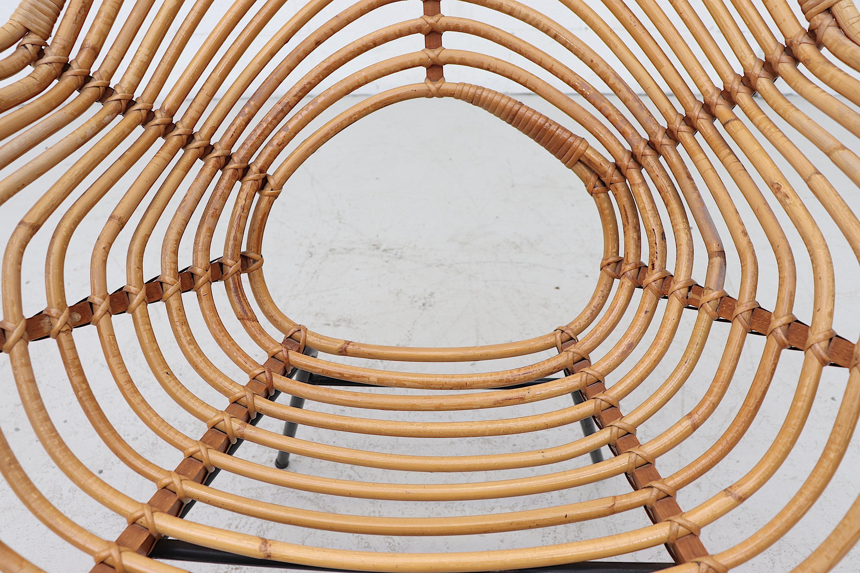 Rohe Noordwolde Onion Skin Patterened Bamboo Hoop Chair 1